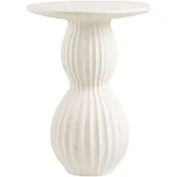Ebuy24 Irma Couchtisch Beistelltisch Ø40cm weiß.