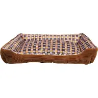 LEGO , Hundesofa XL 90x70x20cm bequem und weich, Braun