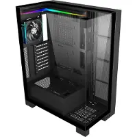 FSP U691-BP Gehäuse Full Tower mITX, mATX, ATX (BTF) Schwarz, Ultra Tower, PC, Schwarz, ATX, micro ATX, Mini-ITX, Glas, SPCC, Multi