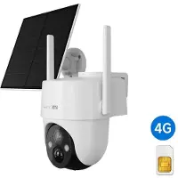 Arenti Wire-Free Outdoor 3MP/2K Pan-Tilt 4G/LTE Batteriekamera