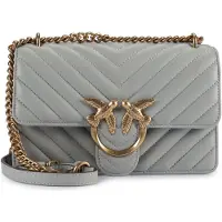 Pinko Love One Mini | Schultertasche - Damen | grau 100074-A0GK-K32Q