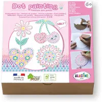 Aladine Malen Dot Painting Set - kreatives Bastelset für Kinder