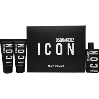 Dsquared2 DSquared² Icon Pour Homme Gift Set 100ml EDP + 100ml Shower Gel + 100ml Aftershave Balm