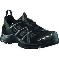 Haix Sicherheitshalbschuh Black Eagle Safety 61.1 Low 610005 S1P ESD SRC DGUV Gr. 47,5 schwarz/silber