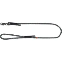 Trixie Hondenriem Soft Rope Zwart / Grijs - 120X0,6 Cm