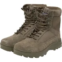 Brandit 9 Eyelet Tactical Boots, Farbe: olive, Größe: 39