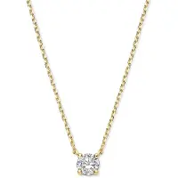 SPARKLE14 Kette Zirkonia 0,8 mm 42 cm - 4 - Gold