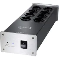 Dynavox HiFi-Steckdosenleiste X4100-B silber 8-fach 230V 2300W 10A