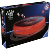 Ravensburger 3D Puzzle Iconics: Allianz Arena - Mit Licht (216 Teile) 1 St