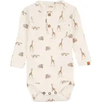 Lil´ Atelier Lil' Atelier Body l/ä - NbmGayo - Coconut Milch/Animals Afrikani - - 62 - Body L/Ä
