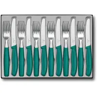 Victorinox Classic, Besteck (Tomatenmesser),12tlg,wellen, grün