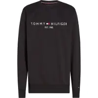 Tommy Hilfiger Sweatshirt Logo MW0MW11596 Schwarz Regular Fit