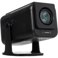Lumenix Neo Mini-Beamer, Full HD Smart Projektor mit Android 13, Schwarz