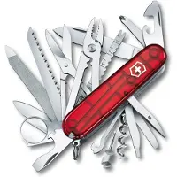 Victorinox Taschenmesser SwissChamp Transparant Red