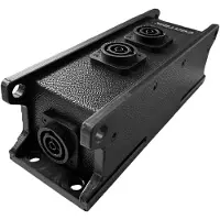 Contrik 1035599 1 Stück Steckdosen-Verteiler Schwarz