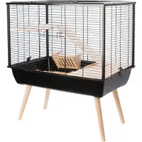 Zolux Neo Muki H58 Nagerkäfig Schwarz Schwarz One Size