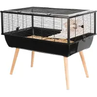 Zolux Käfig für Nagetiere 78X48X36 cm H36 szwarz