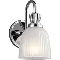 Elstead Lighting Elstead Cora LED Wandleuchte G9 Poliertes Chrom IP44
