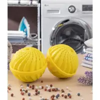 InnovaGoods 2x Wäschebälle mit Keramikperlen