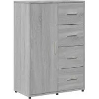 vidaXL Sideboard Grau Sonoma 60x31x84 cm Holzwerkstoff