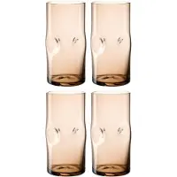 Leonardo Longdrinkglas Vesuvio Braun 300ml (Set von 4 Stück)