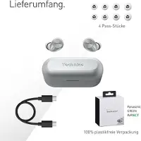 Technics AZ40M2, True Wireless Stereo (TWS), Anrufe/Musik/Sport/Alltag, Kopfhörer, Silber