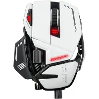 Mad Catz R.A.T. 8+, rechts, Optisch, USB Typ-A, 16000 DPI, 16000 fps, Weiß