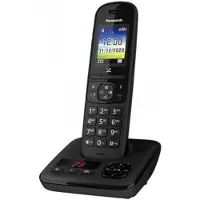 Panasonic KX-TGH720JT, DECT-Telefon, Kabelloses Mobilteil, Freisprecheinrichtung, 200 Eintragungen, Anrufer-Identifikation, Schwarz