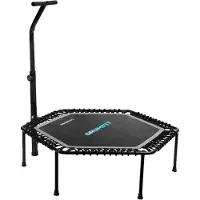 Cecotec Drumfit Jump 1270, Rund, Schwarz, Blau, 100 kg, 7 Bein(e), 127 cm, 1270 mm