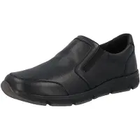 Solidus Herren Halbschuhe im Sneaker-Stil mit Slip-On-Design und Elastikeinsatz aus Leder
