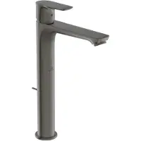 Ideal standard Waschtischarmatur Connect Air BlueStart verlängerter Sockel, Ausladung 150mm A7026A5 Magnetic Grey