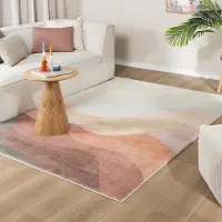 FRAAI Moderner Teppich - Field Terra Rot 80x150 cm
