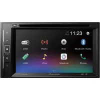 Pioneer AVH-A240DAB Doppel-DIN Moniceiver, 15,75 cm (6,2 Zoll) Display, Radio, DAB+, MP3-Wiedergabe, DVD-Player, USB, Bluetooth, iPod/iPhone-Steuerung, Smartphone-Steuerung