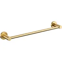 Omnires Modern Project Handtuchhalter 40 cm gebürstetes Gold