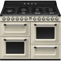 Smeg Tr4110 110 Cm Gasherd Mit Backofen 7 Brennern