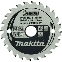 Makita Kreissägeblatt Laminat Specialized 85x15x1,0 24T
