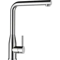 Schock Küchenarmatur "Keto", silber (edelstahl massiv), B:20,5cm H:32,5cm Ø:5cm, Edelstahl, Armaturen, Küchenarmatur, Hochdruck, ausziehbarer Auslauf, Rückflussverhinderer