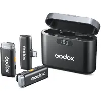 Godox WES USB C 2X Transmitter Receiver Charger Kit