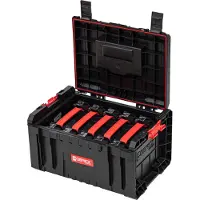 Qbrick Werkzeugkoffer Modulare 5 Organisatoren PRO 19L Seitenanschlüsse