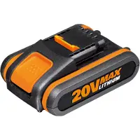 WORX WA3551.1 PowerShare Akku 20V - 2000mAh Li-Ion, wiederaufladbarer, Akku für alle Geräte