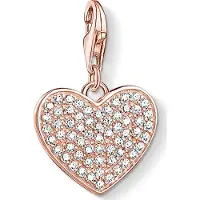 Thomas Sabo Charm-Anhänger Herz Pavé