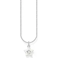 Thomas Sabo KE2235-041-14-L45V Damen-Halskette mit Stern-Anhänger Silber