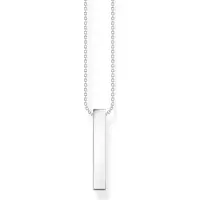 Thomas Sabo KE2113-643-11-L45v Damen-Halskette Silber Schwarze Steine