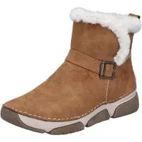 Rieker Winterboots Winterstiefelette, Reißverschluss-Boots mit Zierschnalle
