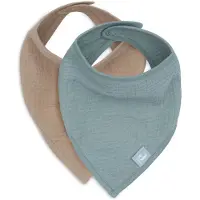 Jollein jolleinLätzchen Bandana Hydrophil - Sea Green/Biscuit - 2er-Pack 029-867-68079