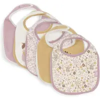 Jollein Bandana Halstuch Wasserdicht 5er-Pack, Flower Fairies