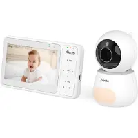 Alecto DVM2060 - Dual Mode Babyphone mit Kamera & App - 5 Zoll Farbdisplay - Full HD (1080p) - Weiß