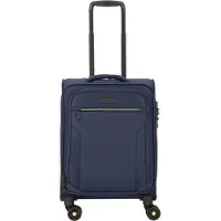 D&N Travel Line 9704 4 Rollen Kabinentrolley S 55 cm mit Dehnfalte