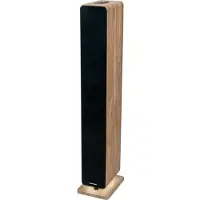 Thomson DS702 Bluetooth-Lautsprecherturm 120W aus Holz Schwarz mit Fernbedienung