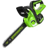 Greenworks Tools 24V Akku Kettensäge, Bürsenloser Motor, GD24CS30 (ohne Akku und Ladegerät)